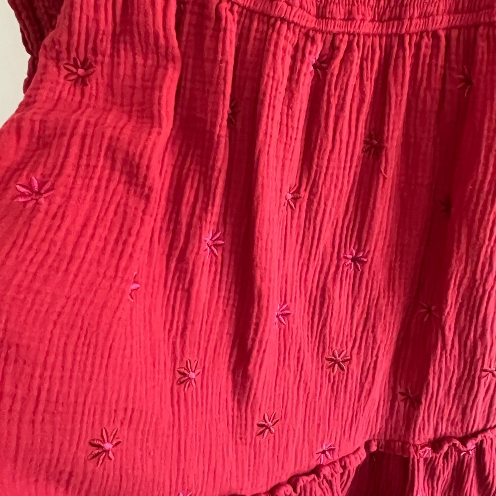 Embroidered cotton dress - Picture 2 of 3